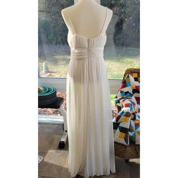 Elegant Cream Wedding Dress Vintage Cindy Collection Ivory Size Large - Picture 10 of 14